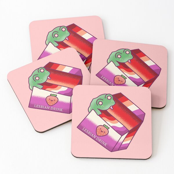 Item preview, Lesbian subtle strawberry milk designed and sold by Quacktails.