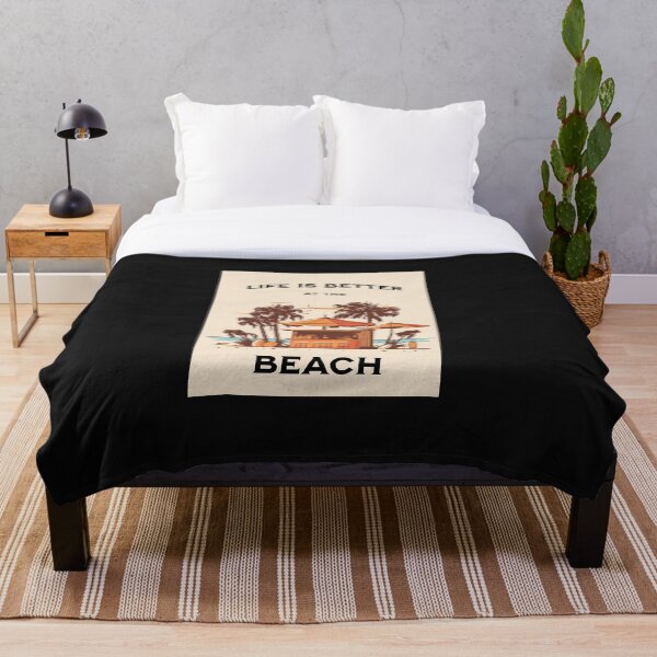 Aperçu de l'œuvre LA VIE EST MEILLEURE À LA PLAGE  créée et vendue par cope64.