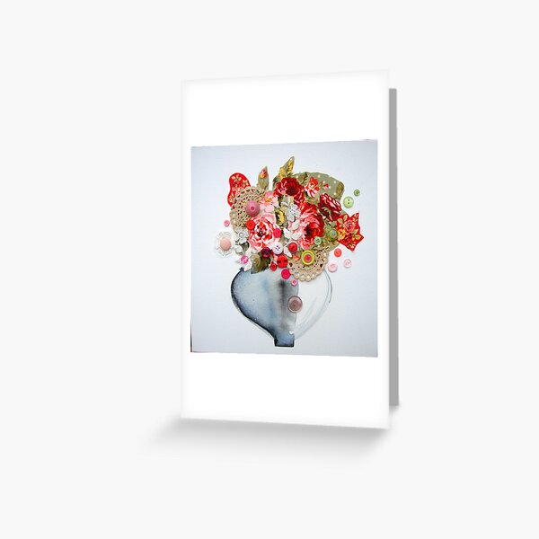 vintage floral Greeting Card