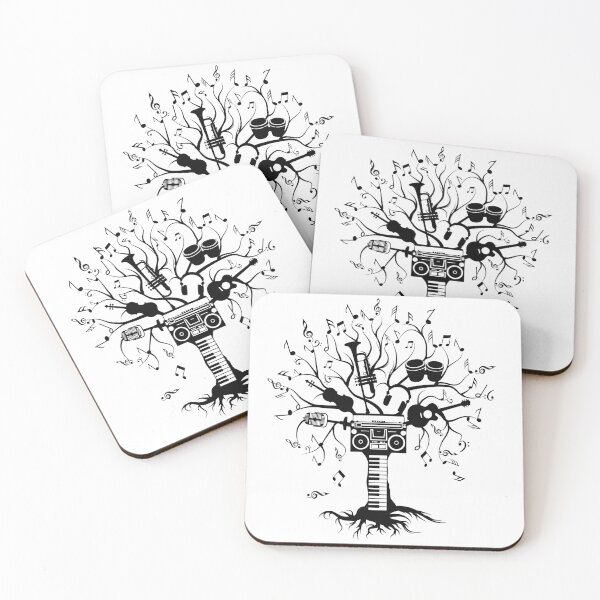 Item preview, Melody Tree - Dark Silhouette designed and sold by zomboy.
