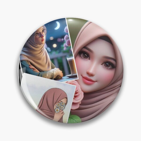Item preview, Beautiful hijabi girl  designed and sold by khnn.