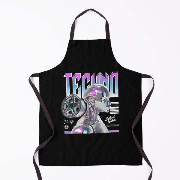 Artikelvorschau, TECHNO - Detroit Techno Autobot (weiß) entworfen und verkauft von Discothreadz.