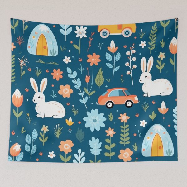 Item preview, vector art in the style of Matisse poster, johanna basford , calming colours designed and sold by Nanthikan.