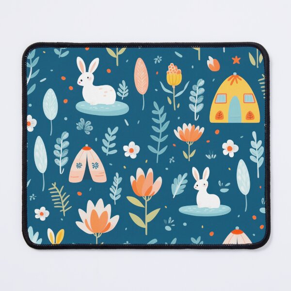 Item preview, vector art in the style of Matisse poster, johanna basford , calming colours designed and sold by Nanthikan.