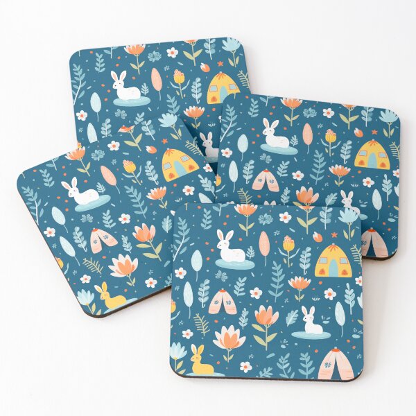 Item preview, vector art in the style of Matisse poster, johanna basford , calming colours designed and sold by Nanthikan.