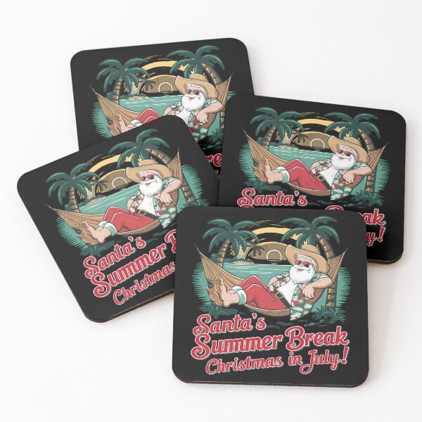 Item preview, Santa's Summer Break, Christmas in July designed and sold by decorwonders.