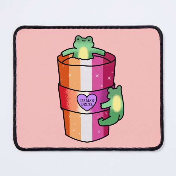 Item preview, Lesbian pride frog drink designed and sold by Quacktails.