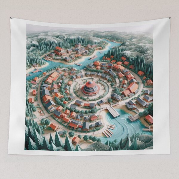 Item preview, Japanese Ancient Town designed and sold by tilmizart.