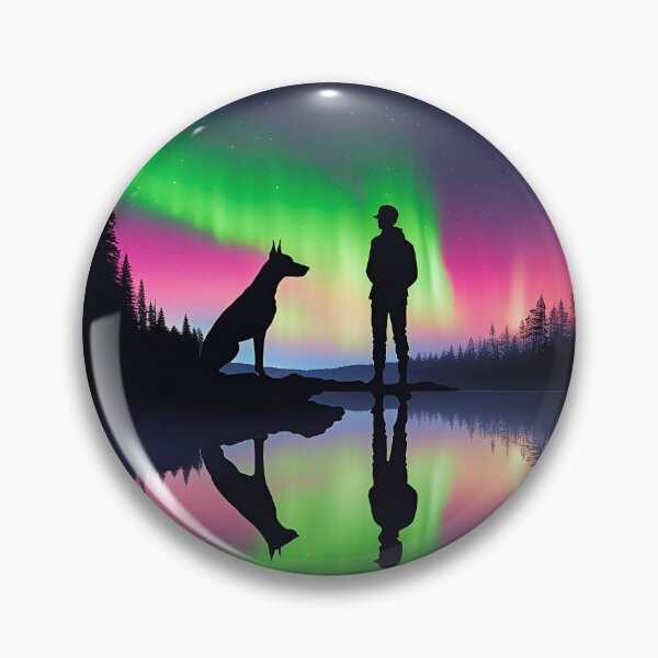 Item preview, Northern Lights Doberman Pinscher and Human Companion designed and sold by Fredster1966.