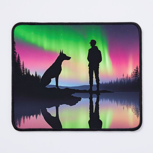 Item preview, Northern Lights Doberman Pinscher and Human Companion designed and sold by Fredster1966.