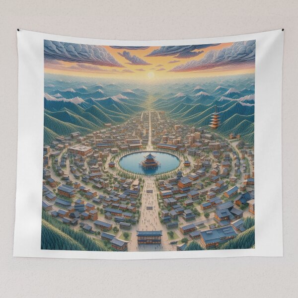 Item preview, Japanese Ancient Town designed and sold by tilmizart.