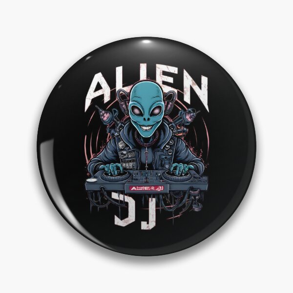 Item preview, Alien DJ designed and sold by Haunting Visions.