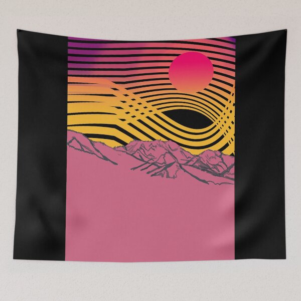 Item preview, sunset abstract designed and sold by Eastspacebubble.