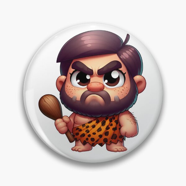 Item preview, Grumpy Grug: The Cutest Caveman Conundrum designed and sold by Andy-Many-Ideas.