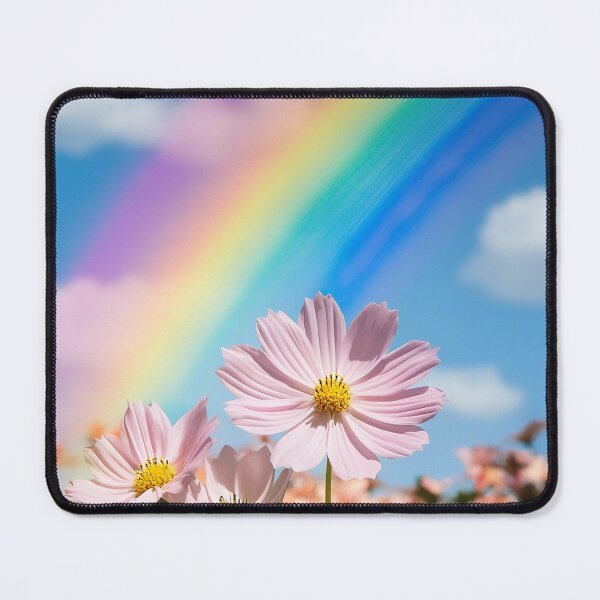 Item preview, Flower meadow with rainbow designed and sold by PixelParadies.