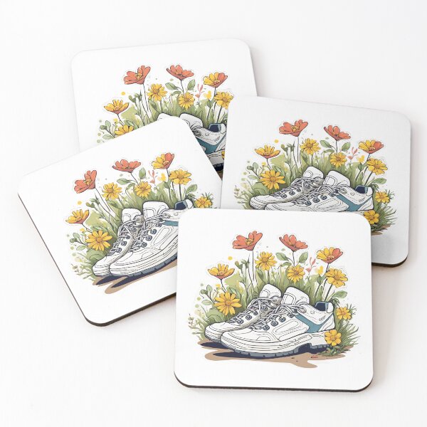 Item preview,  FLOWERS HIKING SHOES designed and sold by GlamfulDesign.