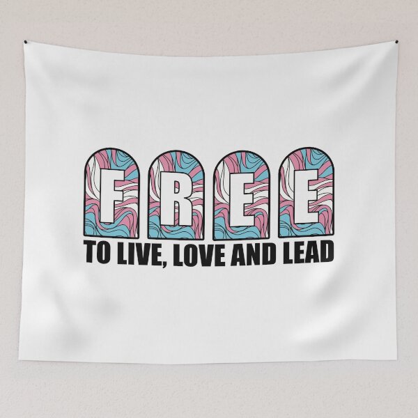 Item preview, Free - Trans Flag designed and sold by TheCornerOnline.