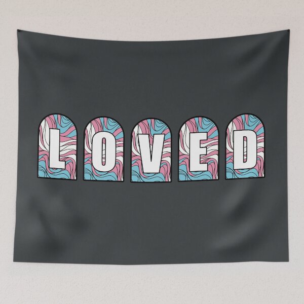 Item preview, Loved - Trans designed and sold by TheCornerOnline.