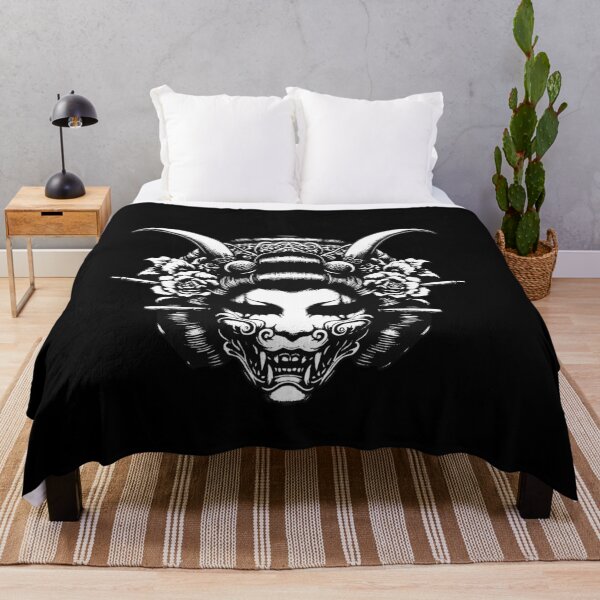 Item preview, Dark Art Geisha Japanese Oriental Skull Art Tattoo Grunge designed and sold by MORSPECTIVE.