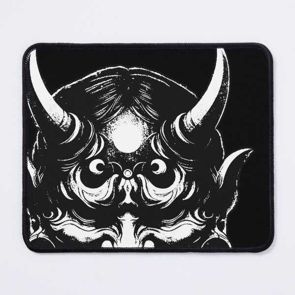 Item preview, Dark Hannya Mask Japanese Oni Oriental Art Tattoo Vintage Grunge designed and sold by MORSPECTIVE.