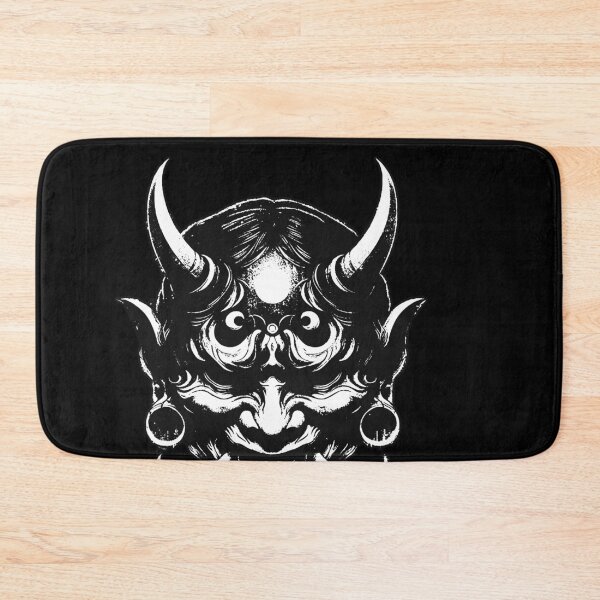 Item preview, Dark Hannya Mask Japanese Oni Oriental Art Tattoo Vintage Grunge designed and sold by MORSPECTIVE.