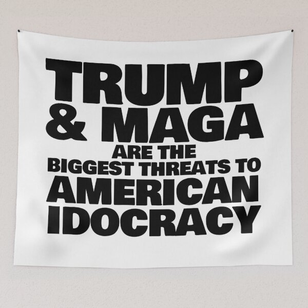 Item preview, THE GREATEST THREAT TO IDIOCRACY designed and sold by RightofCenter.