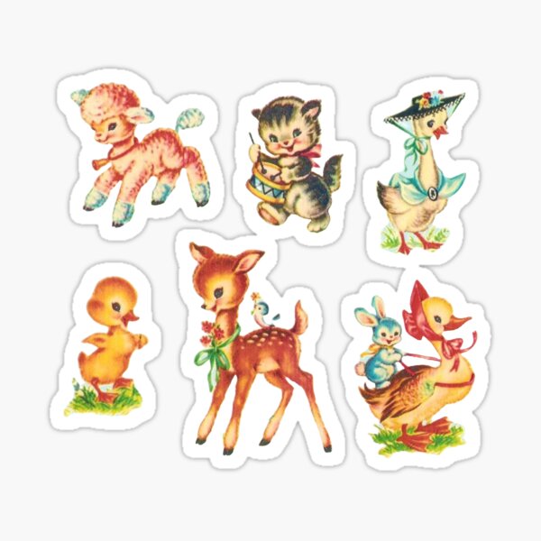 Item preview, vintage animal illustrations designed and sold by nico art.