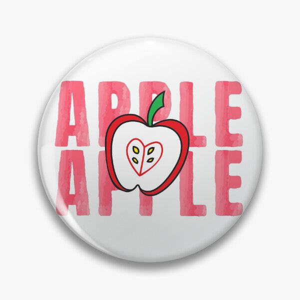 Artikelvorschau, Apfel Apfel Typografie entworfen und verkauft von happyandbubbly.