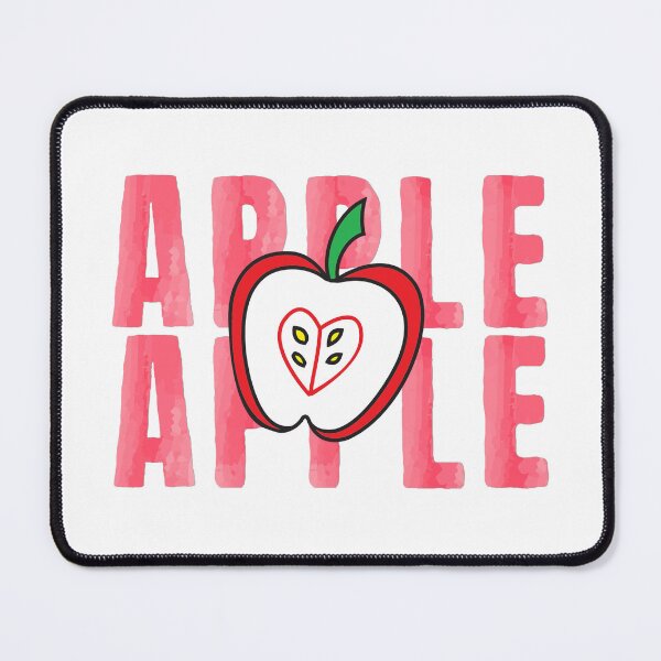 Artikelvorschau, Apfel Apfel Typografie entworfen und verkauft von happyandbubbly.
