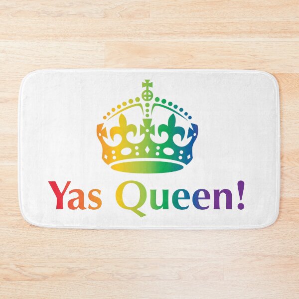Item preview, Yas Queen! Slogan, with a crown above it. designed and sold by Foundry88.