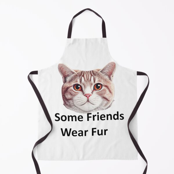 Item preview, Some Friends Wear Fur designed and sold by craftybegonia.