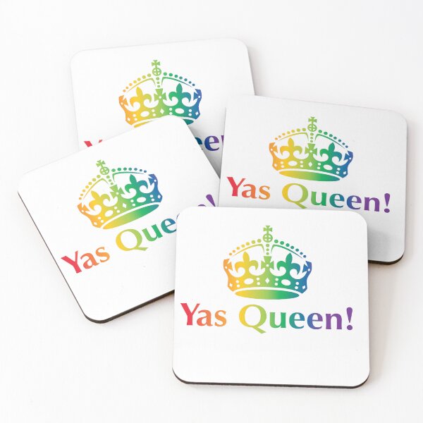 Item preview, Yas Queen! Slogan, with a crown above it. designed and sold by Foundry88.