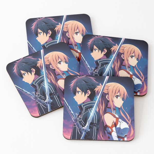 Artikelvorschau, Kirito und Asuna entworfen und verkauft von AnimeArtStudio.