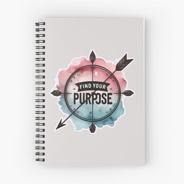 Item preview, Find Your PurPose Quote Archery Target  Pink Blue Arrow  designed and sold by Nanthanon.