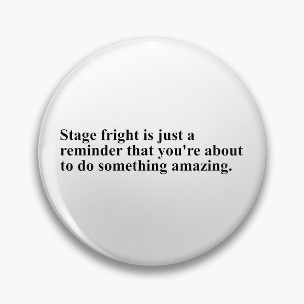 Item preview, stage fright is just a reminder - noises off designed and sold by Aesthetic Crew.