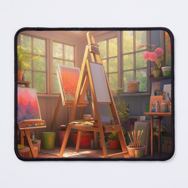 Item preview, colorful artists studio  designed and sold by ururuty.