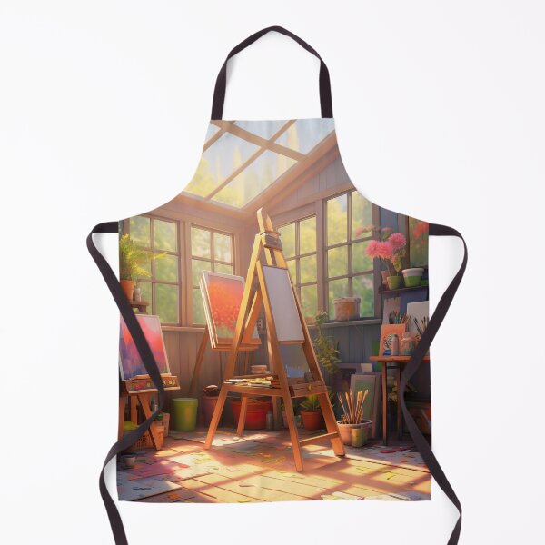 Item preview, colorful artists studio designed and sold by ururuty.