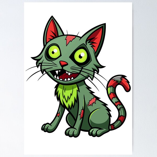 Item preview, Cat Zombie designed and sold by JIMTOPMOY.