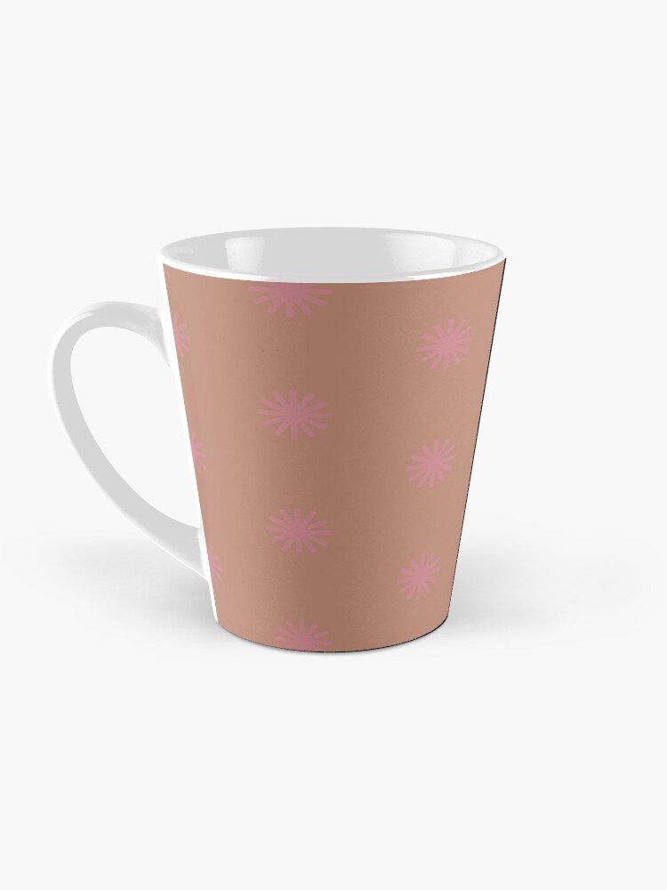Thumbnail 3 of 4, Coffee Mug, Geometric Royal Circle Brandied Apricot Suns On Cork designed and sold by prandski.