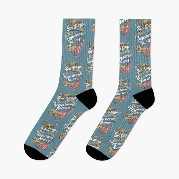 Item preview, San Diego Registered Nurse Skyline - Vibrant City & Medical Design designed and sold by MoMidoStore.