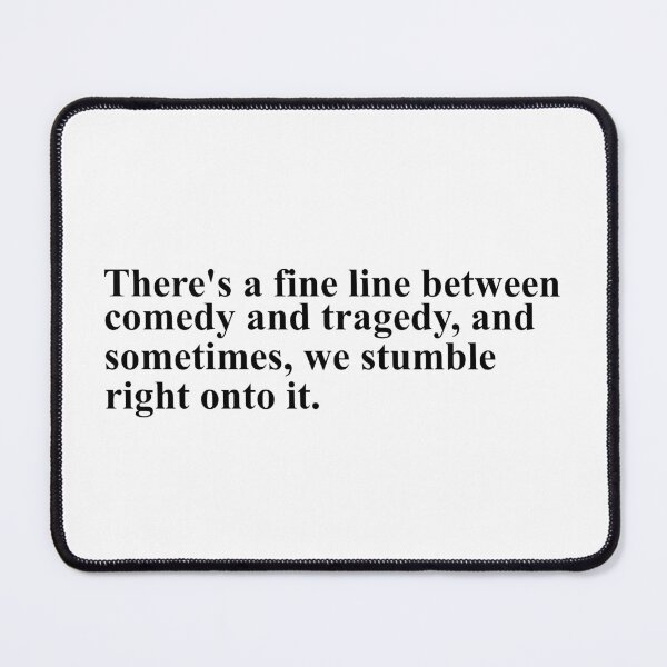 Item preview, there's a fine line between comedy and tragedy - noises off designed and sold by Aesthetic Crew.