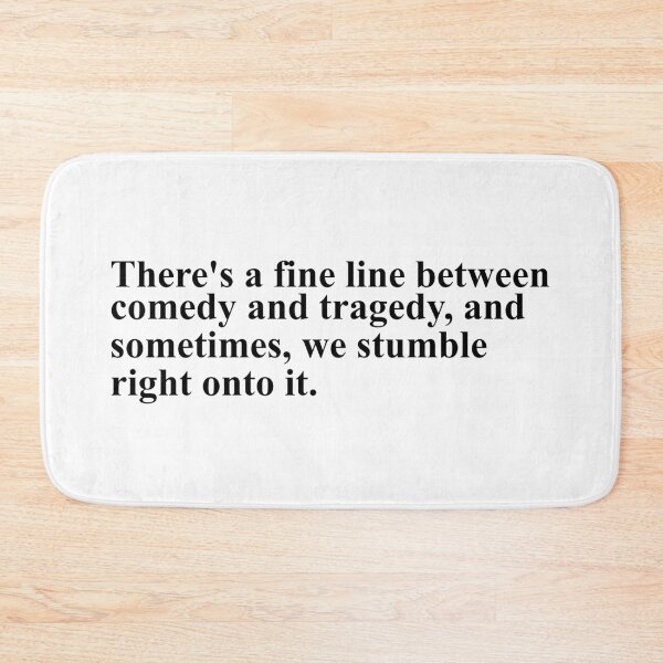 Item preview, there's a fine line between comedy and tragedy - noises off designed and sold by Aesthetic Crew.