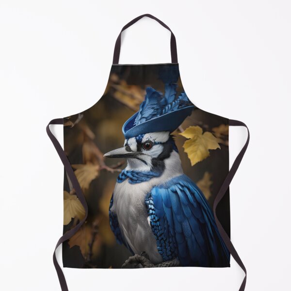 Item preview, Majestic Blue Jay in Regal Attire designed and sold by Sillytoe.
