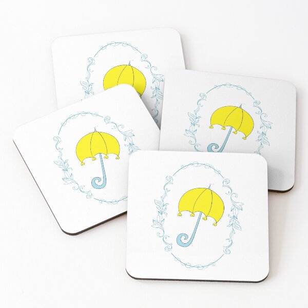 Item preview, yellow umbrella designed and sold by happyandbubbly.