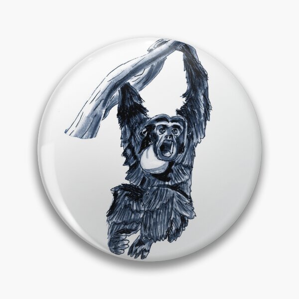 Item preview, Siamang Hanging from a Branch designed and sold by Cris Carroca.