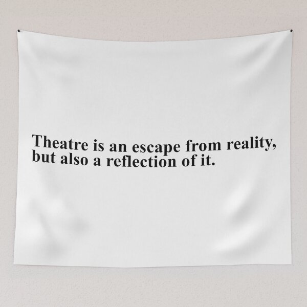 Item preview, theatre is an escape from reality - noises off designed and sold by Aesthetic Crew.