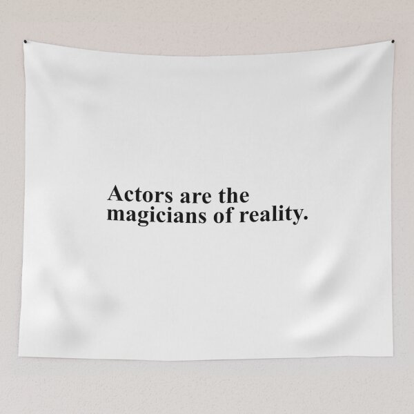 Item preview, Actors are the magicians of reality - noises off designed and sold by Aesthetic Crew.