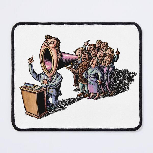 Item preview, Group of Citizens Speak Through Politician Via Bullhorn designed and sold by LisaHaney.
