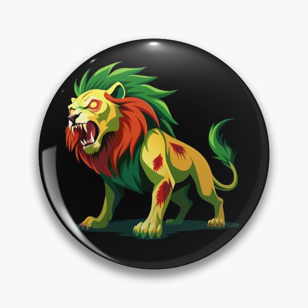 Item preview, lion zombie designed and sold by JIMTOPMOY.