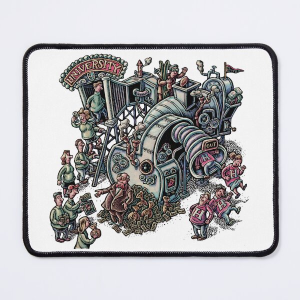 Item preview, University Machine that Spits Out Graduate designed and sold by LisaHaney.